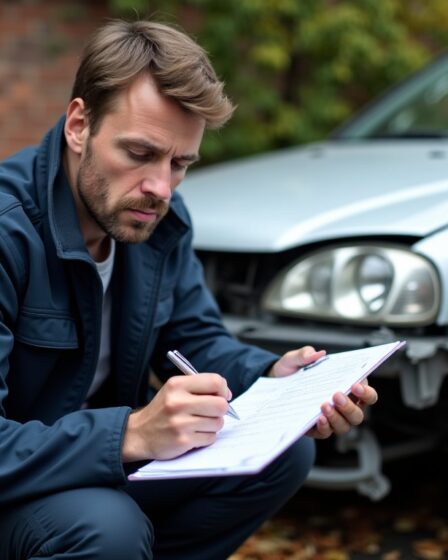 Guide pratique : Comment compléter un constat d'accident voiture contre un mur, étape par étape